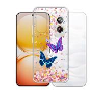 AQGGIIXY Coque pour Vivo V70 Lite 4G Transparente - E13 | 6.83". Silicone souple, antidérapant, bords surélevés, coins renforcés, anti choc, prise sécurisée, protection quotidienne.
