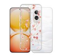 AQGGIIXY Coque pour Vivo V70 Lite 4G Transparente - WM84 | 6.83". Silicone souple, antidérapant, bords surélevés, coins renforcés, anti choc, prise sécurisée, protection quotidienne.
