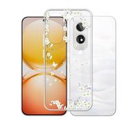AQGGIIXY Coque pour Vivo V70 Lite 4G Transparente - WM91 | 6.83". Silicone souple, antidérapant, bords surélevés, coins renforcés, anti choc, prise sécurisée, protection quotidienne.