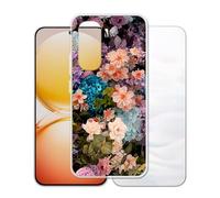 AQGGIIXY Coque pour Vivo V70 Lite 4G Transparente - XT10 | 6.83". Silicone souple, antidérapant, bords surélevés, coins renforcés, anti choc, prise sécurisée, protection quotidienne.