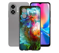 AQGGIIXY Coque pour ZTE Blade A35e 4G (6.52") étuis Black Protection Housses, Souple Silicone TPU Phone Case Bumper Cover pour ZTE Blade A35e 4G - XV43