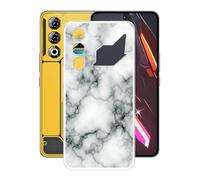 AQGGIIXY Coque pour ZTE Nubia Neo 3 GT (6.80"), [Anti-Jaunissement] Anti-Rayures Anti-Chute Silicone Souple Housse Etui Mince Transparent TPU Bumper Case Cover pour ZTE Nubia Neo 3 GT - Marble