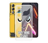 AQGGIIXY Coque pour ZTE Nubia Neo 3 GT (6.80"), [Anti-Jaunissement] Anti-Rayures Anti-Chute Silicone Souple Housse Etui Mince Transparent TPU Bumper Case Cover pour ZTE Nubia Neo 3 GT - Eyes