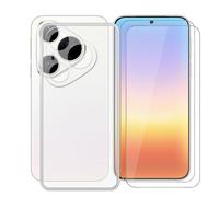 AQGGIIXY Coque Transparente et 2 Verres pour Huawei Pura 90s Pro