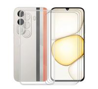 AQGGIIXY Coque Transparente et 3 Verres pour Realme P4x