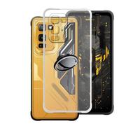 AQGGIIXY Coque Transparente et Anneau pour Blackview Fort 5