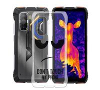 AQGGIIXY Coque Transparente pour Blackview Rock 3 - duo5