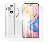 AQGGIIXY Coque + Verre trempé pour Alcatel V3 Classic 5G (6.67"),Transparent Souple Silicone TPU 2 pièces + 2 pièces Film trempé écran Protecteur pour Alcatel V3 Classic 5G