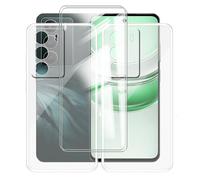 AQGGIIXY Coque + Verre trempé pour Realme C71 (6.67"),Transparent Souple Silicone TPU 2 pièces + 2 pièces Film trempé écran Protecteur pour Realme C71