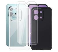 AQGGIIXY Coque + Verre trempé pour Xiaomi Redmi 15C 5G (6.90") Housses Étuis,2 pièces Transparent Souple + 2 pièces Film trempé écran Protecteur pour Xiaomi Redmi 15C 5G