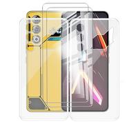AQGGIIXY Coque + Verre trempé pour ZTE Nubia Neo 3 GT (6.80"),Transparent Souple Silicone TPU 2 pièces + 2 pièces Film trempé écran Protecteur pour ZTE Nubia Neo 3 GT