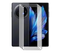 AQGGIIXY Lot de 4 films de protection d'écran en verre trempé pour vivo X Fold3 Pro V2337A (6,5") - Haute transparence - Dureté 9H - Sans bulles - Pour vivo X Fold3 Pro V2337A