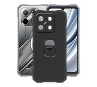 AQGGIIXY Ultra-Mince Antichoc Souple Silicone Coque pour Doogee Blade GT Play (6.72"), avec Rotation 360 Degrés Anneau Support, TPU Bumper Housse Etui pour Doogee Blade GT Play - SH10