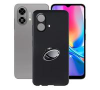 AQGGIIXY Ultra-Mince Antichoc Souple Silicone Coque pour ZTE Blade A35e 4G (6.52"), avec Rotation 360 Degrés Anneau Support, TPU Bumper Housse Etui pour ZTE Blade A35e 4G - SH3