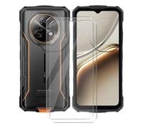 AQGGIIXY Verre Trempé pour Doogee Fire 7 (6.60") [2 Pièces] Film Protection d'écran Vitre Transparent Ultra HD Clair Glass Screen Protector Protecteur écran