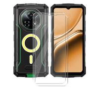 AQGGIIXY Verre Trempé pour Doogee Fire 7 Pro (6.60") [2 Pièces] Film Protection d'écran Vitre Transparent Ultra HD Clair Glass Screen Protector Protecteur écran