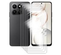 AQGGIIXY Verre Trempé pour Honor 400 Smart 4G (6.77 Pouces) [5 Pièces] Verre trempé Protection écran Protecteur Film d'écran en Vitre - Dureté 9H, sans Bulles Anti-Rayures