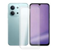 AQGGIIXY Verre Trempé pour Xiaomi Redmi 15C 5G (6.90"), [3 Pièces] Protecteur d'écran HD, sans Bulles, Anti-Rayures, Dureté 9H Film Protecteur en Verre Trempé pour Xiaomi Redmi 15C 5G
