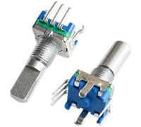 AQHYEBNSR Encodeur de Commutation 5pcs / Interrupteur d'encodeur lot EC11 Potentiomètre Rotatif, 1 5 mm Half Shaft D Type numérique for l'électronique Automobile, Audio multimédia