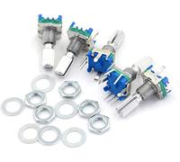 AQHYEBNSR Longueur de l'encodeur commutateur 20 mm, encodeur Rotatif, Code / Ec11 Potentiomètre numérique avec 5pin Handle 5pcs Lot