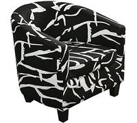 AQIGR Housse de Fauteuil Cabriolet Chesterfield, 2 Pièces Extensible Couverture de Fauteuil Velours Housse de Canapé Antidérapant Revêtement de Chaise Lavable Protecteur de Fauteuil