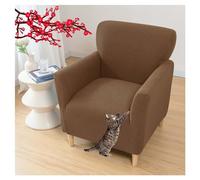 AQIGR Housse de Fauteuil Cabriolet Chesterfield Extensible, Élégant Mode Couleur Unie Couverture de Fauteuil Antidérapant, Tub Chair Housse de Canapé sans Housse de Coussin (Color : A11)