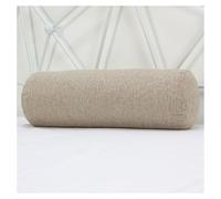 AQIGR Traversin Oreiller de Rouleau de Cou Cervical Oreiller Cylindrique Coussins Longs Oreiller Multifonctionnel pour Le Cou Lombaire(Chameau,15x60cm)