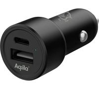 Aqiila CC2 Adaptateur de charge 32 W 1x USB-A, 1x USB-C® Quick Charge 3.0, Power Delivery noir pour voiture, pour camion USB