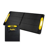 Kit Solaire - Aqiila - 100W - Panneau Solaire Pliable - Taux de Conversion 21,5% - IP65 Résistant à l'Eau