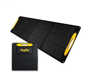 Aqiila Panneau Solaire Pliable 200W - Sunbird P200 - Hautement Efficace avec Béquille Réglable pour Une Charge Rapide et Polyvalente