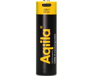 AQIILA Pile Rechargeable 18650 USB-C Lithium