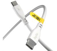 Aqiila USB-C Charging Cable Silicone, 60 W, 480 Mbps, 1 Metre Charging Cable, US