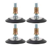 AQIOERH 4 pièces Pointes Ajuster Les Coussinets Pieds de Bureau Pieds de nivellement Fer niveleurs de Meubles Robustes pour Cadre de Llit