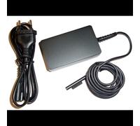 Aqirys Q5N-00002-BTI Adaptateur Secteur Universel 130W pour Tablette Microsoft Surface Pro 4/5, Entrée 100-240V 50/60Hz, Sortie 5-20V 4A, Noir