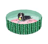 AQPET AqpetFriends Piscine en Plastique pour Chien, Animaux domestiques, Pliable, pour Jardin, Motif Fruit, 80 x 20 cm