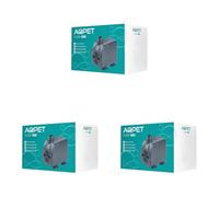 AQPET Flow 1000 Pompe submersible pour aquariums avec capacité réglable Max 1000 l/h (Lot de 3)