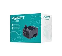 AQPET Flow 300 Pompe submersible pour aquariums avec débit réglable max 300 l/h, noir
