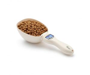 Aqpet friends Bilancino numérique pour aliments pour chiens avec écran LCD facile à lire, cuillère doseuse de précision pour aliments et croquettes, mesure électronique pour animaux domestiques, poids