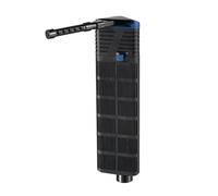 AQPET Neptune Edge 350 - Filtre intérieur d'angle à 3 étages pour Aquariums d'eau Douce et Marine | Filtration mécanique, Chimique et Biologique | Silencieux, Compact, débit réglable 350 l/h