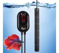 AQQA Chauffage d'aquarium 800 W avec contrôleur externe de 15 à 34 °C, chauffage rapide, résistant à la combustion à sec et système de protection contre la surchauffe