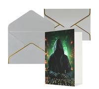 AQRJKHD Carte de remerciement « Hacker Attack » avec enveloppes, carte d'anniversaire pour homme et femme, cartes vierges pour toutes les occasions pour mariage, fête prénatale