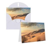 AQRJKHD Carte de remerciement Sand Dunes avec enveloppes, carte d'anniversaire pour femme et homme, cartes vierges pour toutes les occasions pour mariage, fête prénatale