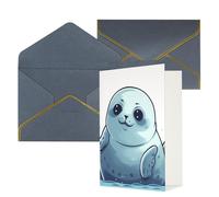 AQRJKHD Jolie carte de remerciement avec enveloppes - Carte d'anniversaire pour femme et homme - Cartes vierges pour toutes les occasions - Pour mariage, fête prénatale