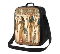 AQRJKHD Sac à déjeuner isotherme pour femmes, hommes et femmes, en Égypte ancienne, étanche, réutilisable, pour le travail, les voyages, les pique-niques en plein air