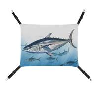 AQRJLPM Hamac Thunnus Thunnus pour animal domestique avec sangles réglables et crochets en métal à suspendre, hamac de couchage doux et respirant pour chats, chiots, lapins, petits animaux