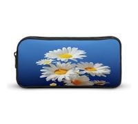 AQRJLPM Jolie trousse à crayons de grande capacité avec fermeture éclair et motif marguerite