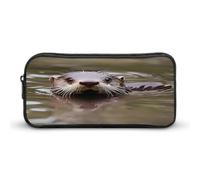 AQRJLPM Jolie trousse à crayons de grande capacité, simple et esthétique, avec fermeture éclair