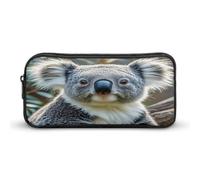 AQRJLPM Jolie trousse à crayons Koala de grande capacité, simple et esthétique, avec fermeture éclair