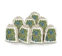 AQRJLPM Lot de 8 pochettes réutilisables en toile de jute souple avec cordon de serrage pour photos succulentes Vert