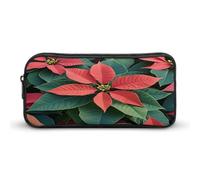 AQRJLPM Poinsettia Trousse à crayons de grande capacité simple et esthétique avec fermeture éclair